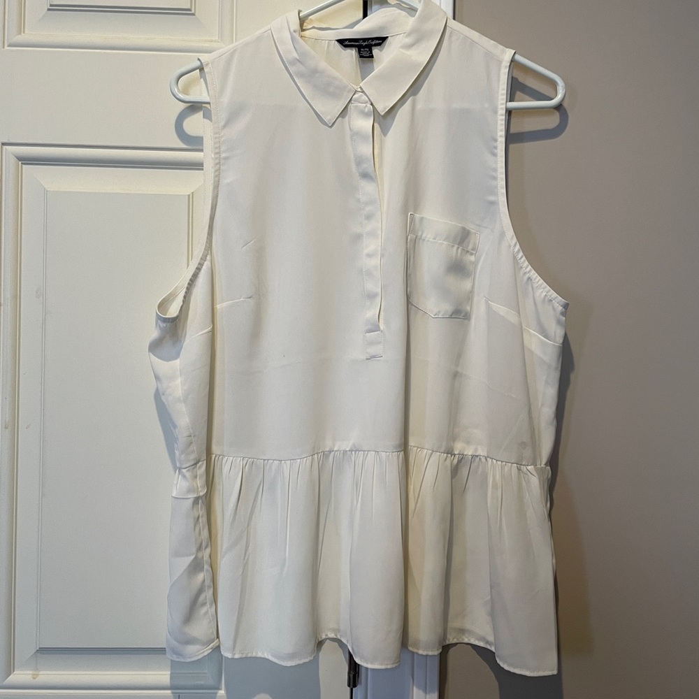 American Eagle Outfitters - sleeveless peplum top